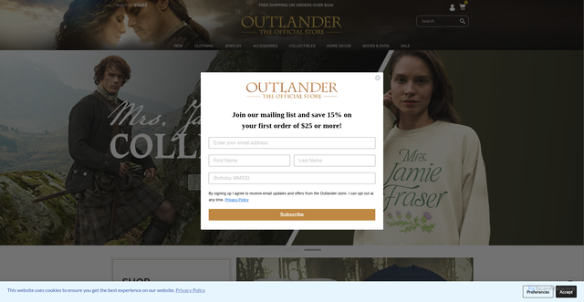 Security scan screenshot of https://www.outlanderstore.com/?srsltid=AfmBOopHgbDtuA0AD_yXSpoNyZK0ZUDbBLzhs4pD7rBbM1WIcAhjAXQG