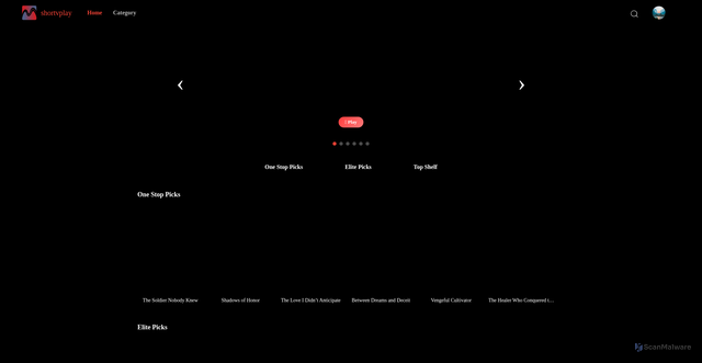Security scan screenshot of https://shortvplay.com/