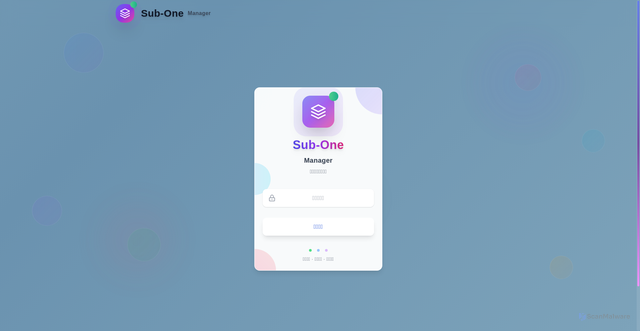 Security scan screenshot of https://sub-one-5dg.pages.dev/