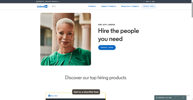 Security scan screenshot of https://talent.linkedin.com