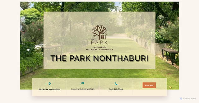 Security scan screenshot of https://theparknonthaburi.com