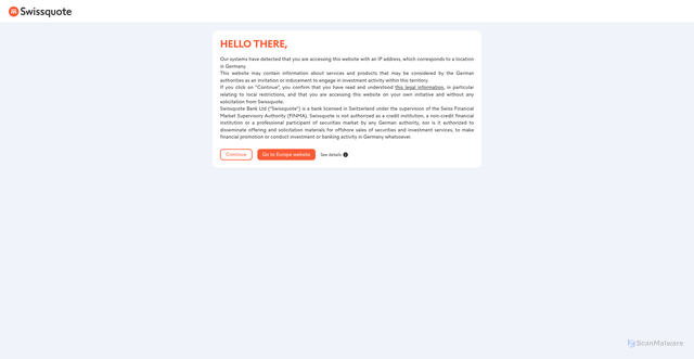 Security scan screenshot of https://www.swissquote.ch/website-help/infos/general_info/schedule/market_opening_e.html
