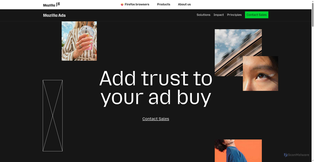 Security scan screenshot of https://ads-img.mozilla.org/