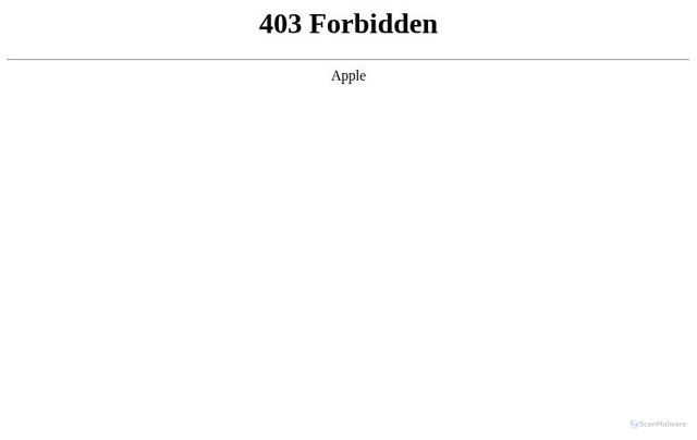 Security scan screenshot of https://sas.pcms.apple.com/