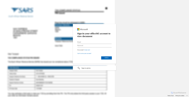 Security scan screenshot of http://www.statement-of-account-alpha.vercel.app/