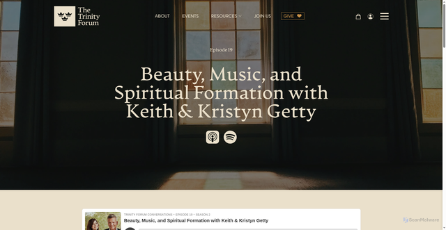 Security scan screenshot of https://ttf.org/podcasts/episode-19-beauty-music-and-spiritual-formation-with-keith-kristyn-getty/