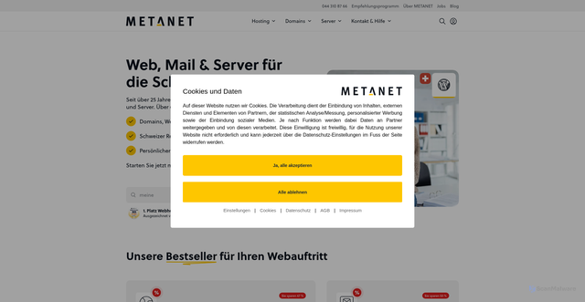 Security scan screenshot of https://sui-inter.net