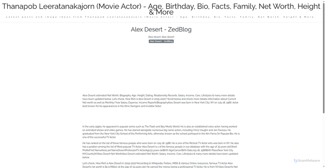 Security scan screenshot of https://nusaglobalmedia-dpsuywzva9wq.edgeone.app/alex-desert-zedblog.html