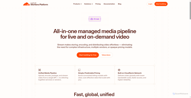 Security scan screenshot of http://cloudflare-streaming-storage-amsterdam-eu.com/