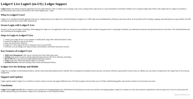 Security scan screenshot of https://doc-ledger-cdn-us.netlify.app/