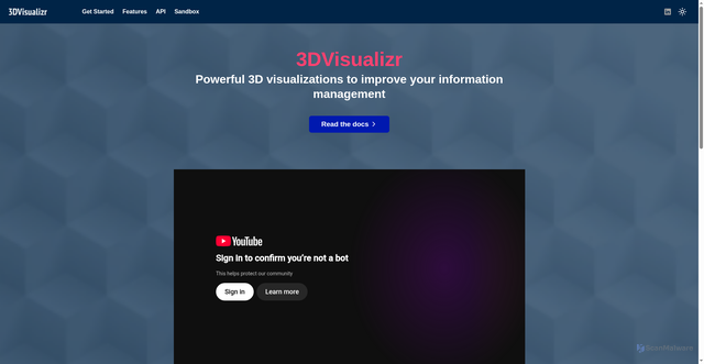 Security scan screenshot of https://3dvisualizr-docs.cloud.elisaindustriq.com