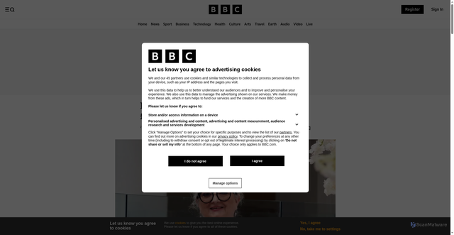 Security scan screenshot of https://www.bbc.com/news/uk-england-tees-61241436
