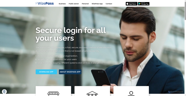 Security scan screenshot of https://tjanste-id.se