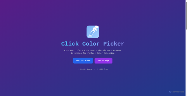 Security scan screenshot of https://api.clickcolorpicker.com