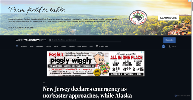 Security scan screenshot of https://thetandd.com/ap/national/article_409cd027-f7ee-5d4e-9849-64c55c080907.html