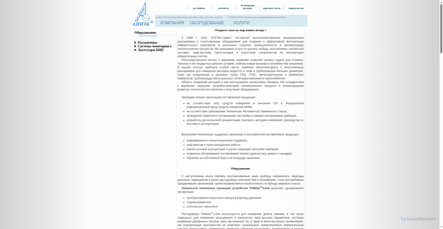 Security scan screenshot of https://www.trimeter.spb.ru
