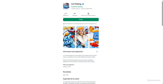 Security scan screenshot of https://ice-fishing-x2000.site/