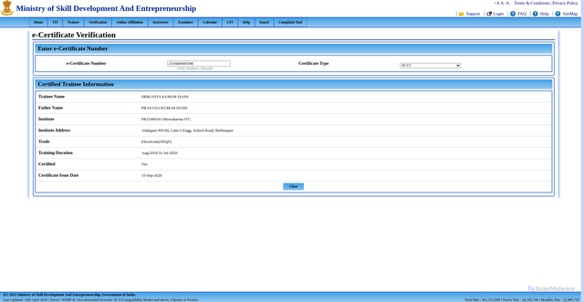 Security scan screenshot of https://ncvtmicgovpin-pyw6q7ydqj.edgeone.app/