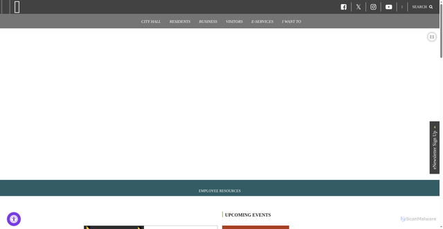 Security scan screenshot of https://www.monroemi.gov/