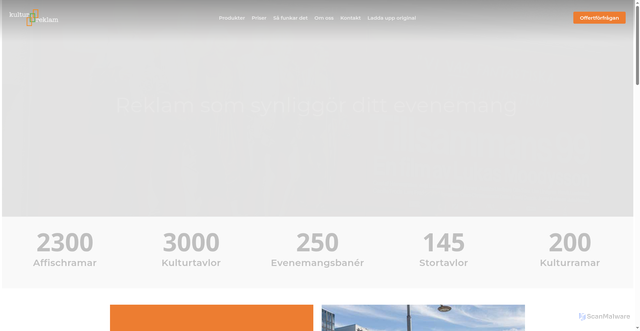 Security scan screenshot of https://stolptavlorna.se