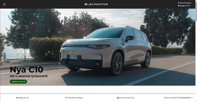 Security scan screenshot of https://www.leapmotor.se/