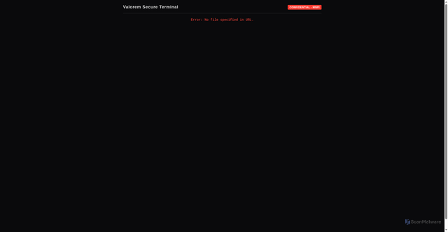 Security scan screenshot of http://secure.valoremadvisors.com/