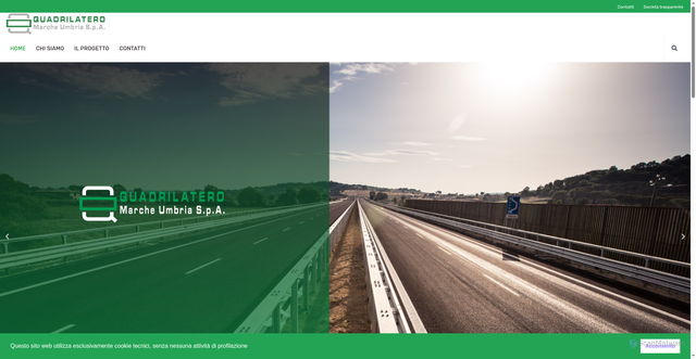 Security scan screenshot of https://www.quadrilaterospa.it/