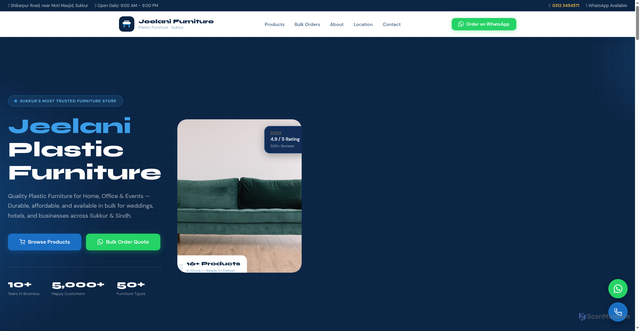 Security scan screenshot of https://jillani-plastic-chair-zag1ezdm90.edgeone.app/
