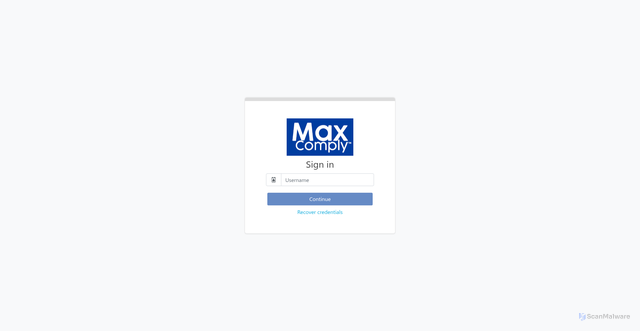 Security scan screenshot of https://chariotre.maxcomply.app