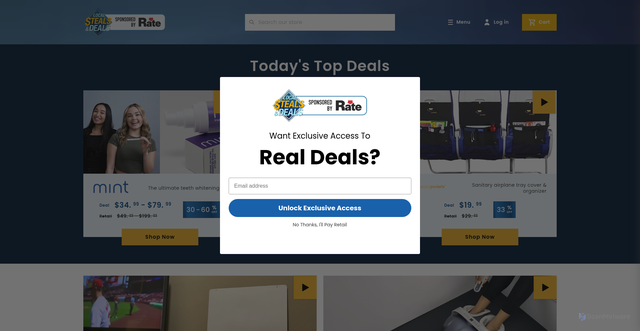 Security scan screenshot of https://localstealsanddeals.com/