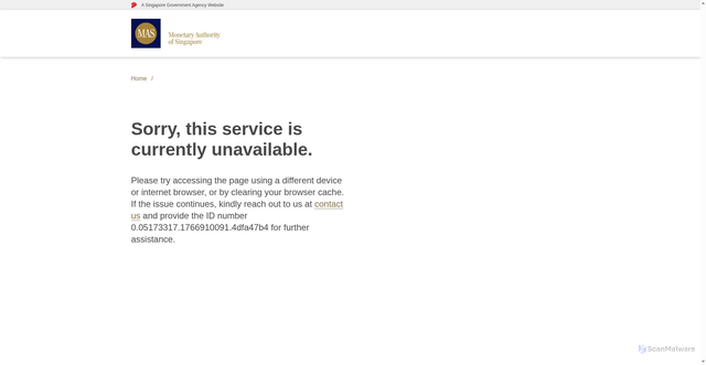 Security scan screenshot of https://www.mas.gov.sg/bonds-and-bills/singapore-savings-bonds
