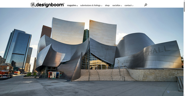 Security scan screenshot of https://www.designboom.com/tag/frank-gehry/