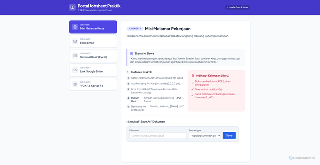 Security scan screenshot of https://computer-rn8iyzodxe.edgeone.app/3.%20Jobsheet%20Praktik%20Komputer.html