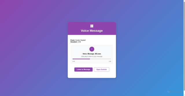 Security scan screenshot of https://voicemessage-t9sp12sxmn.edgeone.app/