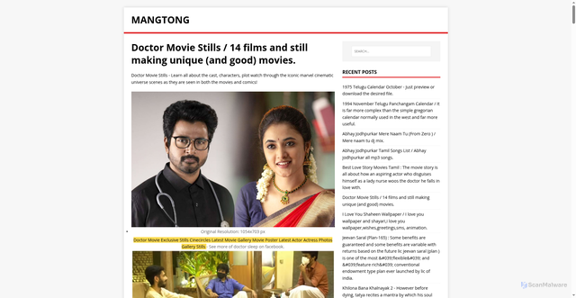 Security scan screenshot of https://tonmang.pages.dev/posts/doctor-movie-stills/