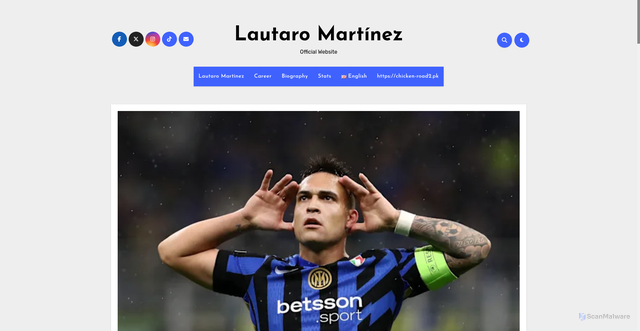 Security scan screenshot of https://xn--lautaro-martnez-gpb.com/en/