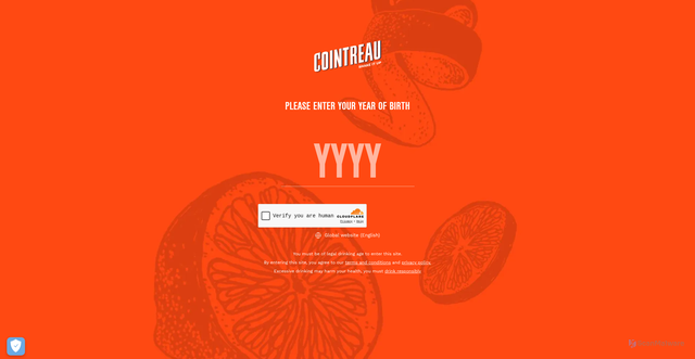 Security scan screenshot of https://www.cointreau.com