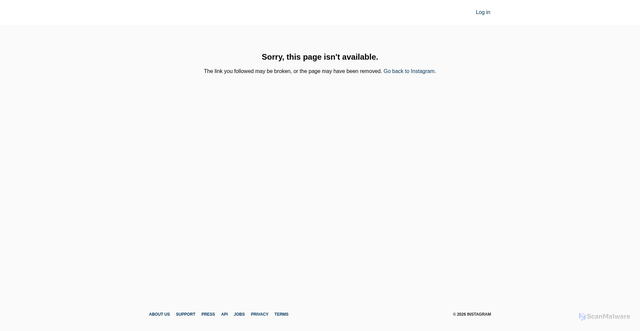 Security scan screenshot of https://api.instagram.com
