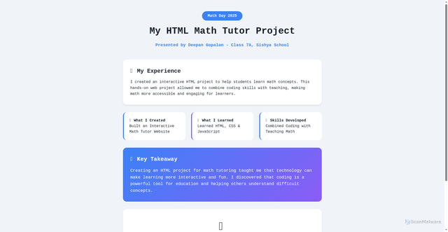 Security scan screenshot of https://reviewmathday-fqxqdx2kds.edgeone.app/