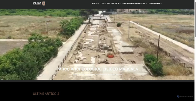 Security scan screenshot of https://www.parcolilibeo.it/