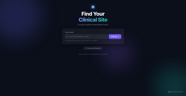 Security scan screenshot of https://occlinicalsu-e7ne1xgejf.edgeone.app/