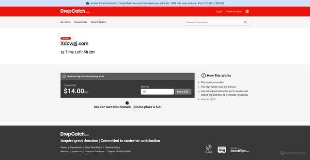Security scan screenshot of http://xdcwgj.com/