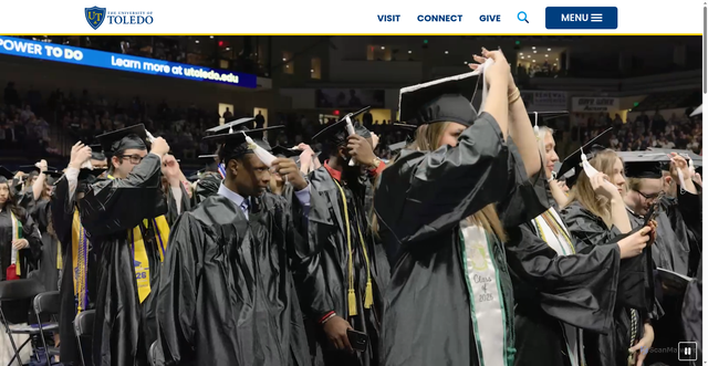 Security scan screenshot of https://www.utoledo.edu