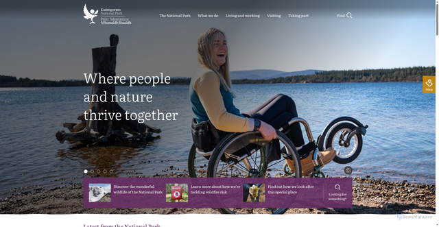Security scan screenshot of https://cairngorms.co.uk/