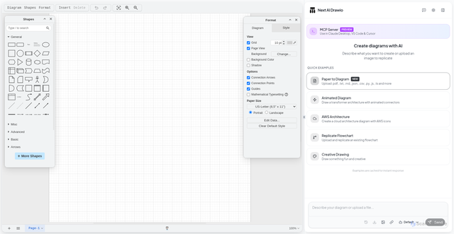 Security scan screenshot of https://next-ai-draw-io-4e1o1udhii.edgeone.app/en.html
