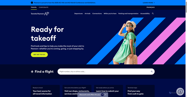 Security scan screenshot of https://www.torontopearson.com/en