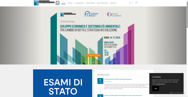 Security scan screenshot of https://www.cng.it/