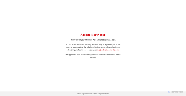 Security scan screenshot of https://hartfordbusiness.com/article/johnson-johnson-to-acquire-ct-based-halda-therapeutics-for-3-05b/