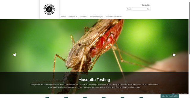 Security scan screenshot of https://www.magnamosquito.gov/