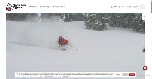 Security scan screenshot of https://www.jacksonhole.com/mountain-report